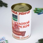 Копилка XXL новогодняя «Рубли», 20 х 12,2 см - фото 9930948