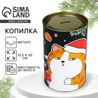 Копилка новогодняя подарок «Новый год: Деньги зло», XXL, 20×12.5 см - Фото 1