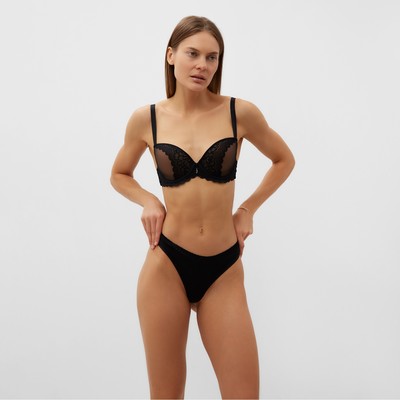 Бюстгальтер женский, цвет чёрный, размер 75В