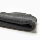 Шапка мужская двухслойная с отворотом, one size, цвет серый - Фото 5