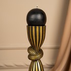 Подсвечник для одной свечи «Узел», цвет черно-золотой 29,5 х 7,5 х 7,5 см - Фото 10