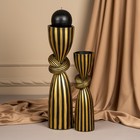 Подсвечник для одной свечи «Узел» цвет черно-золотой 39 х 10,5 х 10,5 см - Фото 16