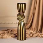 Подсвечник для одной свечи «Узел» цвет черно-золотой 39 х 10,5 х 10,5 см - Фото 5