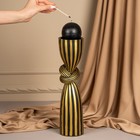 Подсвечник для одной свечи «Узел» цвет черно-золотой 39 х 10,5 х 10,5 см - Фото 7