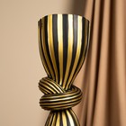 Подсвечник для одной свечи «Узел» цвет черно-золотой 39 х 10,5 х 10,5 см - Фото 10