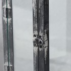 Подсвечник металл фонарь "Пирамидка. Узоры" 17х17х42 см - фото 22610098