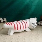 Подсвечник "Леопольд" белый с росписью, 12см - фото 22700545