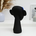 Фигура "Гельвеция" черная с синим, 26см - фото 42272821