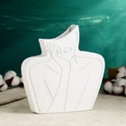 Ваза-органайзер "Грусть" белая, 20см - фото 22700568