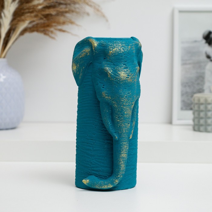 Фигура "Слон Хатхи" синяя, 20см - Фото 1