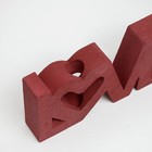 Ваза "Любовь" бордовая, 9,3см - фото 22700597