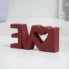 Ваза "Любовь" бордовая, 6,8см - фото 22700599