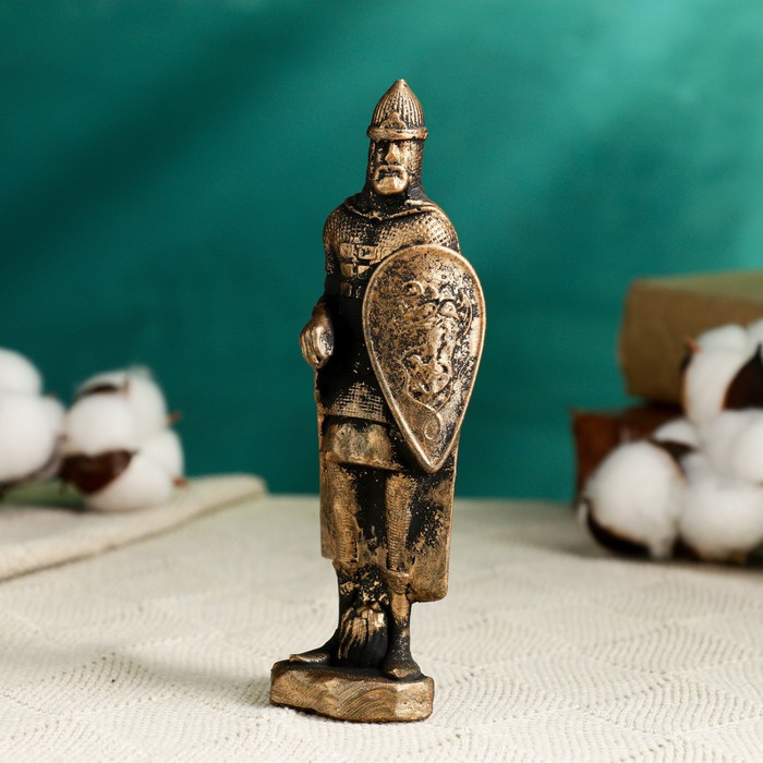 Фигура "Витязь" бронза, 16см - фото 1899020092