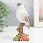 Сувенир полистоун "Птица на зимней рябине" 7х6х15,5 см - фото 319939192