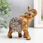 Сувенир полистоун "Слон - попона с узорами " 10х5х11,5 см - Фото 4