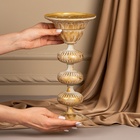 Подсвечник металл «Ярусы» для одной свечи 16 х 16 х 31 см 9694873 - фото 16805048