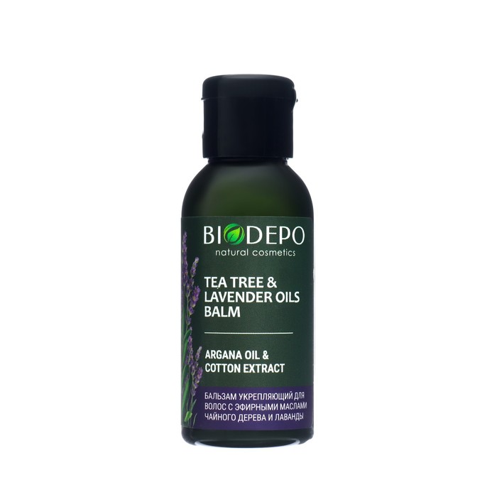 Бальзам Biodepo укрепляющий для волос с маслами чайного дерева и лаванды 50 мл - Фото 1