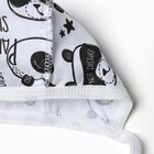 Чепчик детский, цвет белый/панды, рост 62 см 9899843