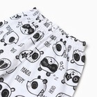 Комплект (кофточка, штанишки), цвет белый/панды, рост 80 см - Фото 6