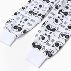 Комплект (кофточка, штанишки), цвет белый/панды, рост 80 см - Фото 7