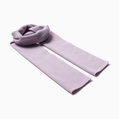 Шарф детский, сиреневый, размер 144×20 см
