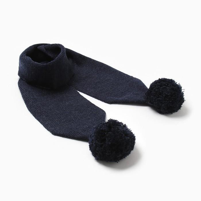 Шарф детский, цвет джинс, размер 110х14 см - Фото 1