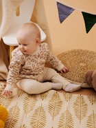 Костюм для девочки: джемпер, брюки «Крошка Я» Leo Baby, вязаный, рост 92-98 см, бежевый - Фото 2