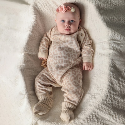 Комбинезон вязаный Крошка Я Leo Baby, рост 86-92 см