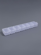 Органайзер для хранения мелочей, с подвесом, 7 съёмных отделений, 20.5×4.5×2 см, прозрачный - Фото 2