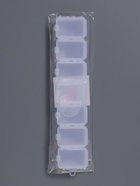 Органайзер для хранения мелочей, с подвесом, 7 съёмных отделений, 20.5×4.5×2 см, прозрачный - Фото 5