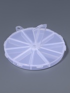 Органайзер для хранения мелочей, 10 ячеек, d=12.8×1.5 см, прозрачный - Фото 2