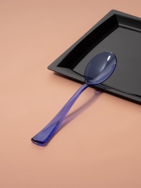 Набор пластиковых одноразовых ложек Мистерия, 18 см, МИКС, 10 шт/уп 1052583