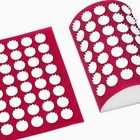 Аппликатор Кузнецова комплект, 144 колючки, спантекс, красный, 260×560 мм + валик 140×230 - Фото 4