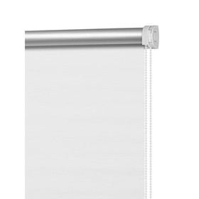 

Рулонная штора «Блэкаут Штрих», 120x250 см, цвет белый