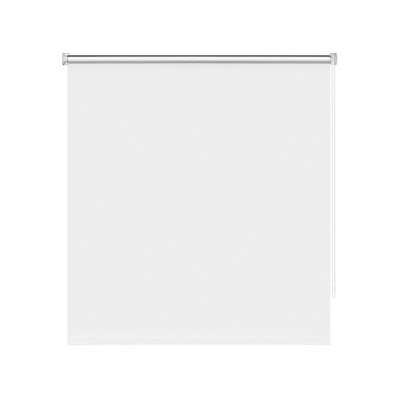 Рулонная штора «Блэкаут Плайн», 120x250 см, цвет белый