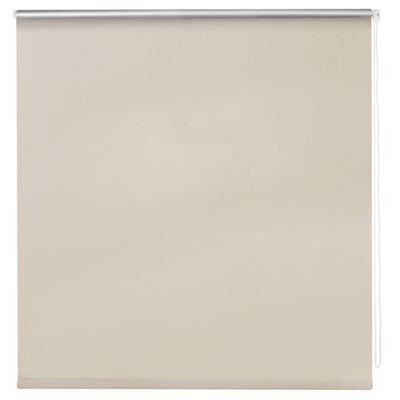 Рулонная штора «Блэкаут Плайн», 90x250 см, цвет слоновая кость