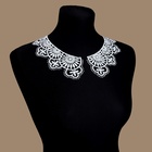 Воротник пришивной, гипюровый, 23 × 7,5 см, цвет белый - фото 22701316