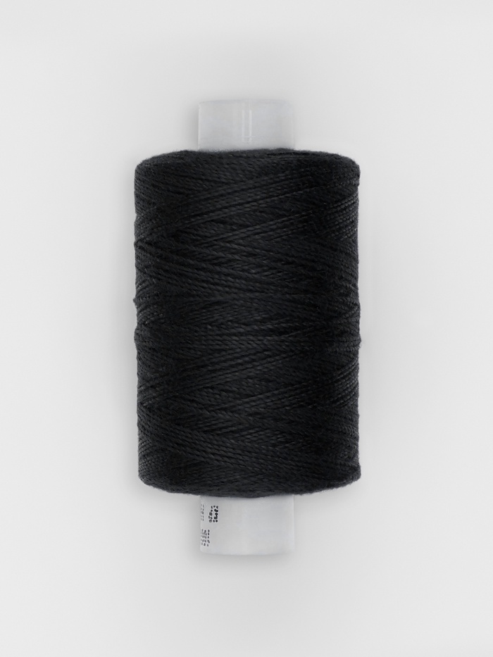 Нитки обувные, 100ЛЛ, 200 м, чёрные - Фото 1