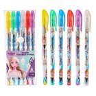 Набор гелевых ручек с блёстками, 6 цветов, Холодное сердце - фото 24568255