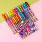 Ручка шариковая с блестками, 12 цветов, My Little Pony - Фото 7