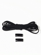 Шнурки для обуви, на магнитах, пара, с плоским сечением и фиксатором, 100 см, чёрные - Фото 6