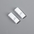 Шнурки для обуви, на магнитах, пара, с плоским сечением и фиксатором, 100 см, белые - Фото 5