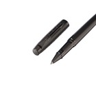 Ручка подарочная роллер, в кожзам футляре, корпус темнно-серый - фото 7294870