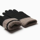 Перчатки женские MINAKU 22 см черный - Фото 3
