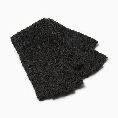 Митенки подростковые MINAKU, 18 см, чёрные