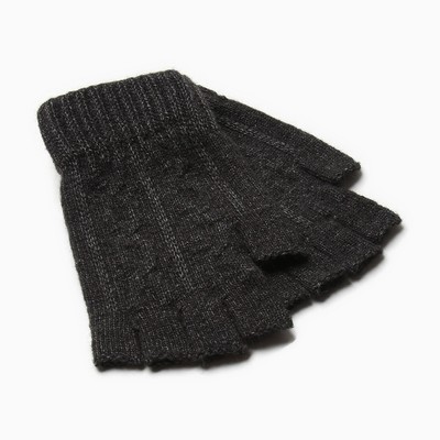 Митенки подростковые MINAKU, 18 см, тёмно-серые