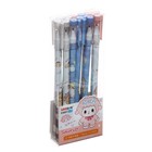 Ручка гелевая СТИРАЕМЫЕ ЧЕРНИЛА, стержень синий, Зверьки МИКС (комплект 12 шт) - фото 24568265