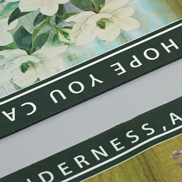 Набор ковриков SAVANNA «Ботаника», 2 шт, 40×120 см, 40×60 см, цвет зелёный - фото 1897547131
