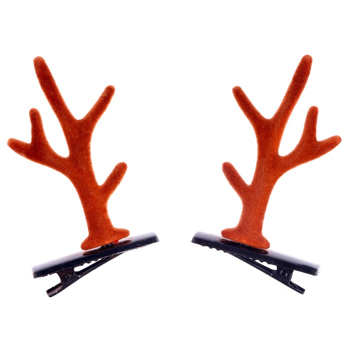 Карнавальный зажим «Рожки оленя» - Фото 1