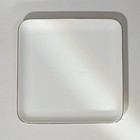 Тарелка фарфоровая квадратная «Золотая линия», 21,5×3,5 см, цвет белый - Фото 2
